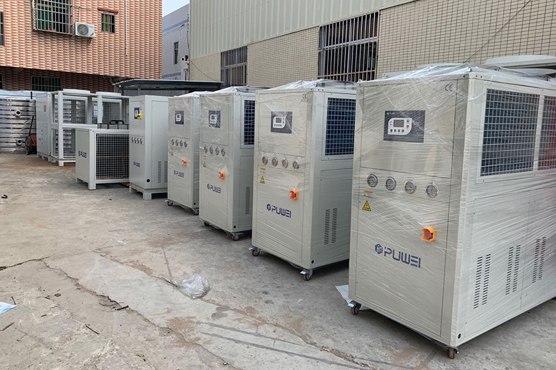 風冷式工業冷水機發貨
